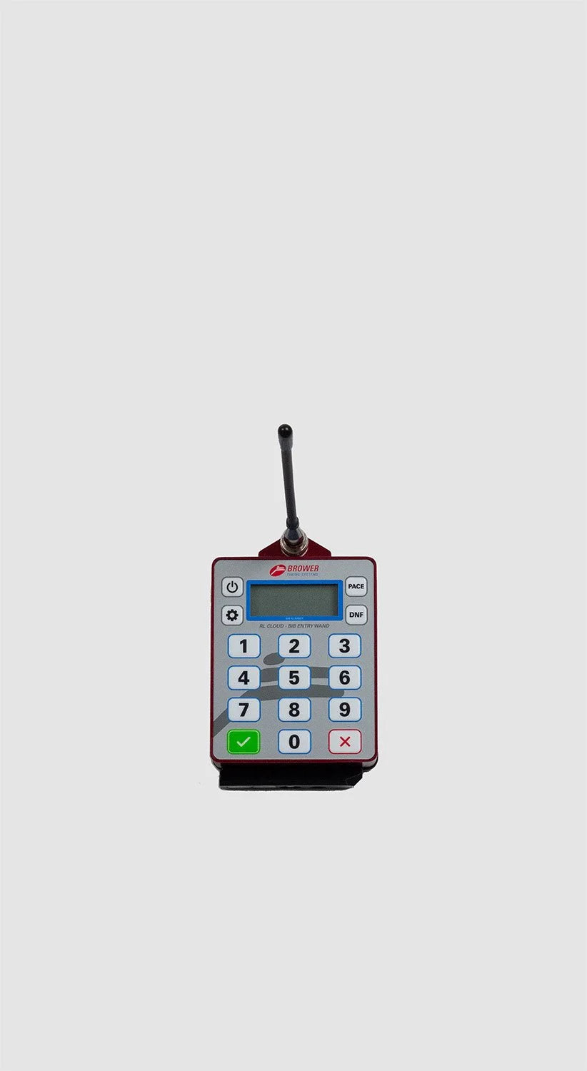 RL Cloud Bib Entry Wand met keypad voor startnummer