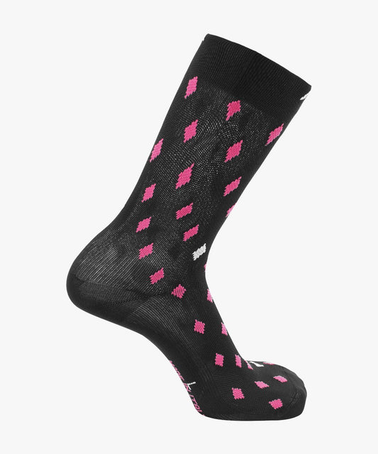 Energiapura fietssokken RUMBLE zwart/roze