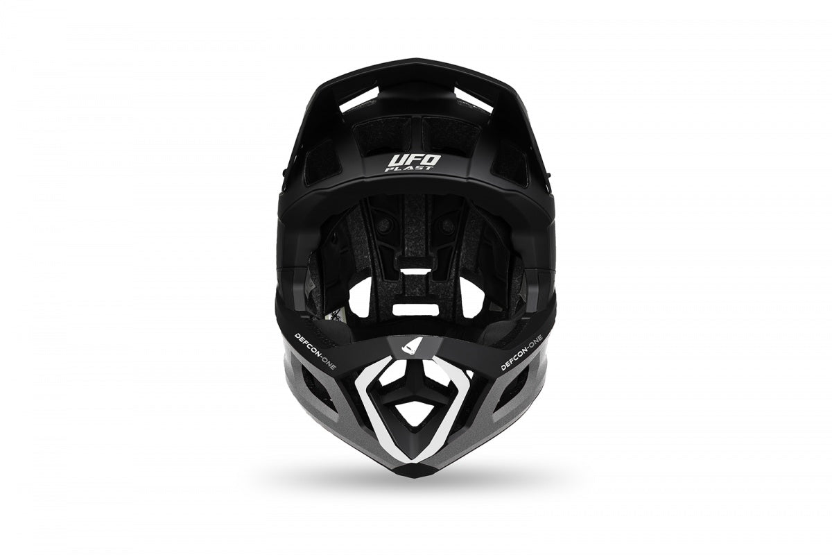 DEFCON ONE MOUNTAIN BIKE HELMET BLACK AND GRAY